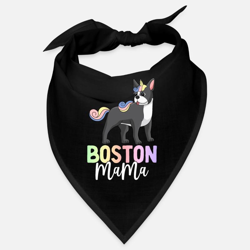 Boston Terrier Mom Dog Bandana