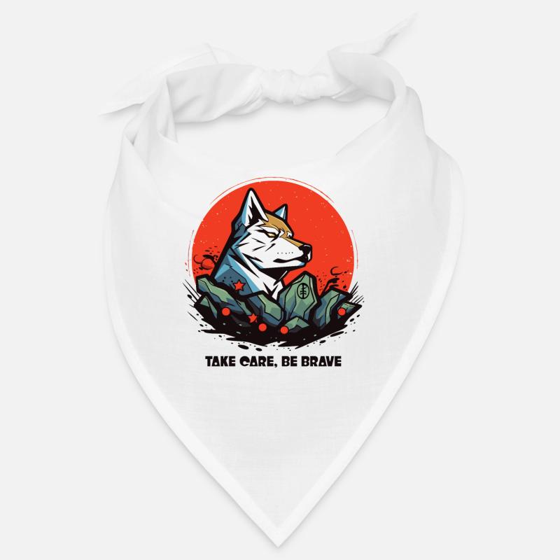 Sei mutig wie ein Wolf Bandana