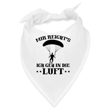 Mir reichts ich geh in die luft - Bandana - Weiß - Vorne