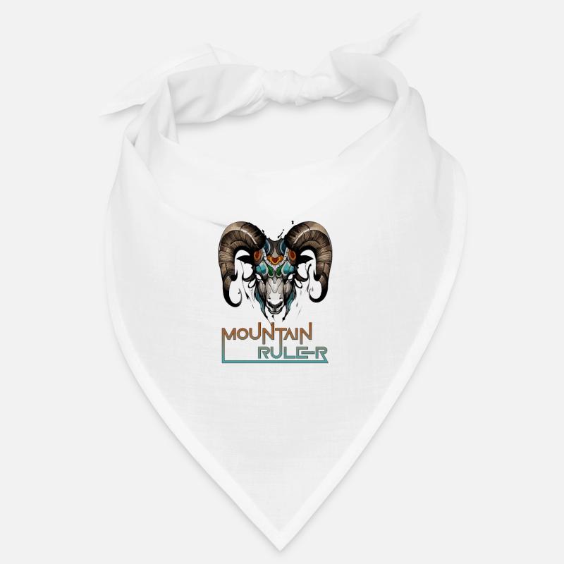 Mountain Monarch: Ram Head Bandana