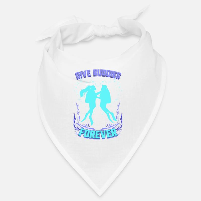 Dive Buddy Diver partenaire cadeau pour - Bandana - blanc