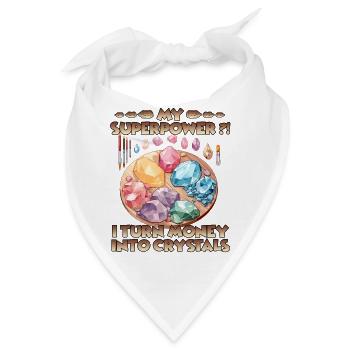 Kristalle selber züchten Kristall Hobby - Bandana - Weiß - Vorne