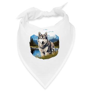 Husky - Bandana - Weiß - Vorne