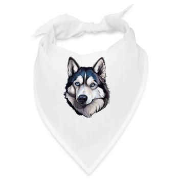 Husky - Bandana - Weiß - Vorne