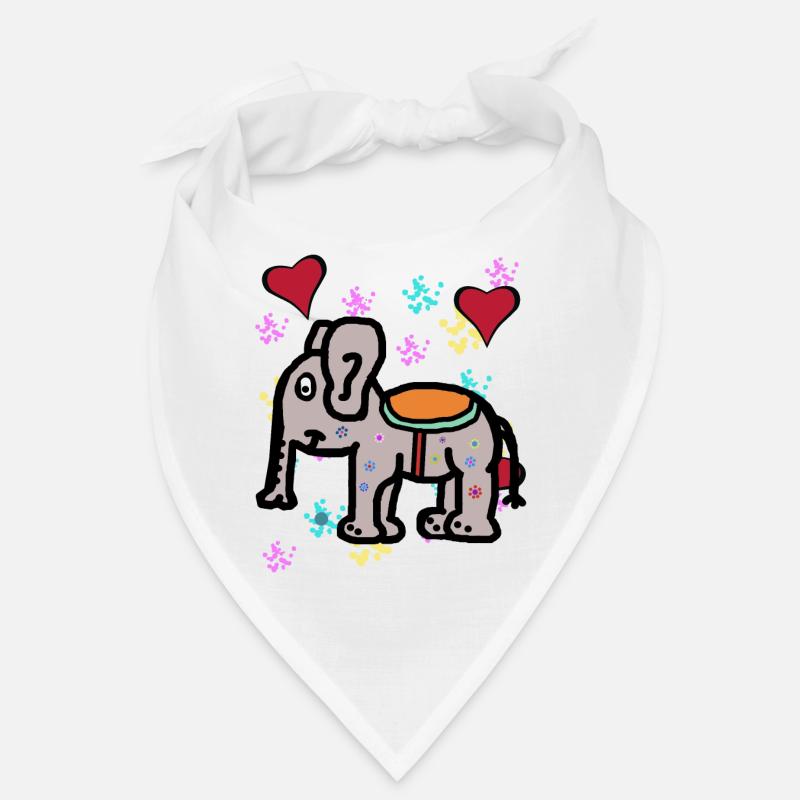 India Elephant Elephant Proboscis Pachyderm Children Bandana