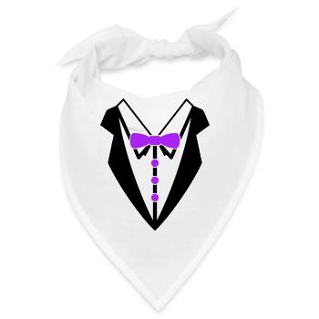 tuxedo 2 - Bandana - Weiß - Vorne