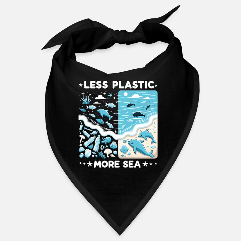 Moins de plastique, plus d’environnementalistes de l’environnement marin Bandana