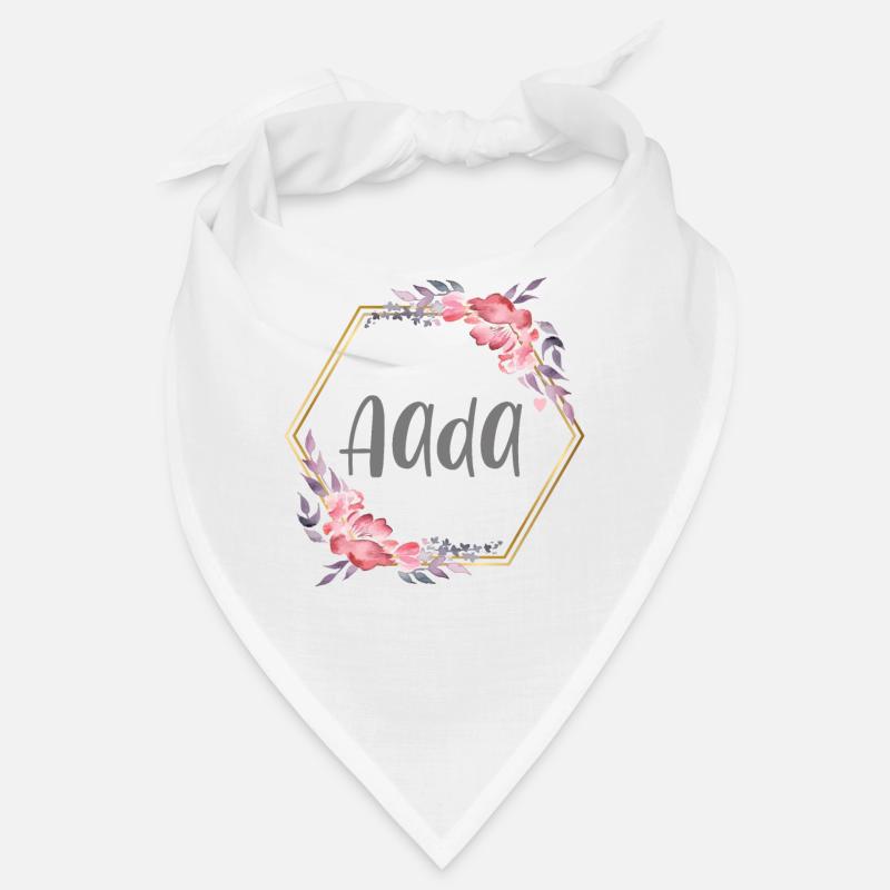 Aada Mädchen Name Baby Geschenk Bandana