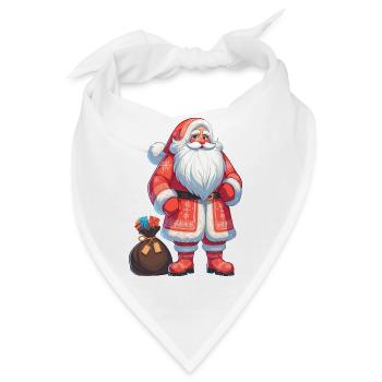 Ded Moroz Snegurotschka russischer Weihnachtsmann - Bandana - Weiß - Vorne