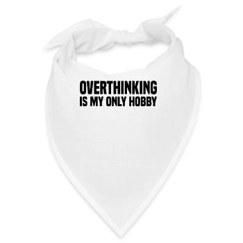 Misanthrop Menschenhasser Asozial Introvertiert - Bandana - Weiß - Vorne