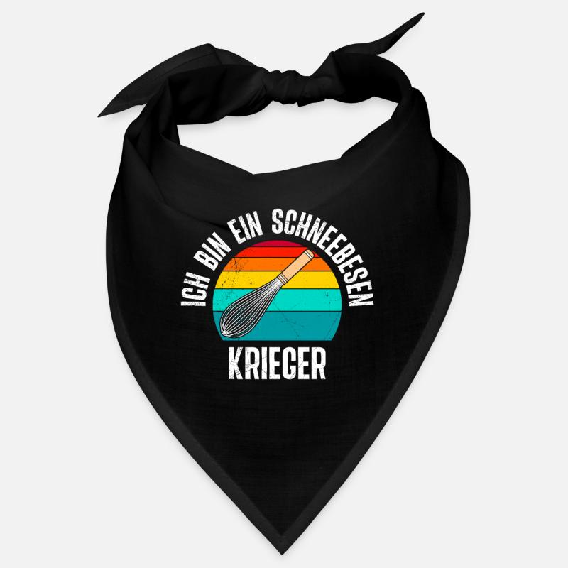 Backfans Ich bin ein Schneebesen Krieger Backen Bandana