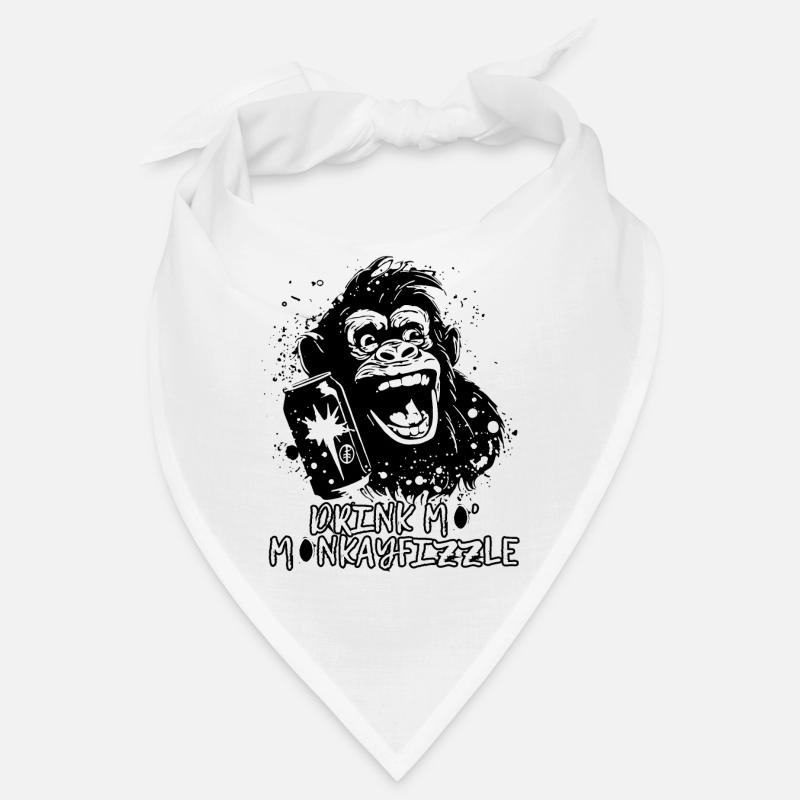 Drink More Crazy Monkey Soda Cans Juice Bandana