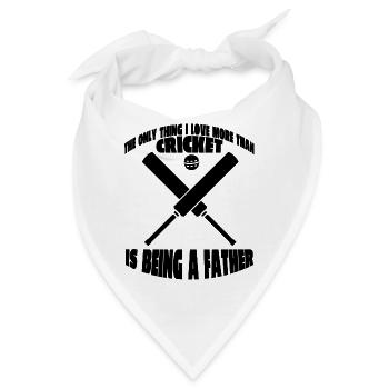Kricket Cricket Kricketteam Kricketmannschaft - Bandana - Weiß - Vorne