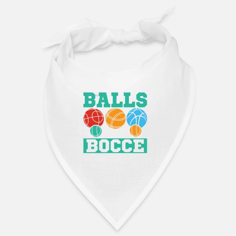Grab Your Balls It's Bocce Time Player Team Petang Bandana