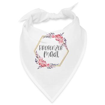 Österreich Bregenz Mädchen Heimat Geschenk - Bandana - Weiß - Vorne
