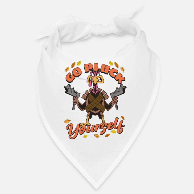 Drôle de dinde Allez vous plumer Hunter Thanksgiving Bandana