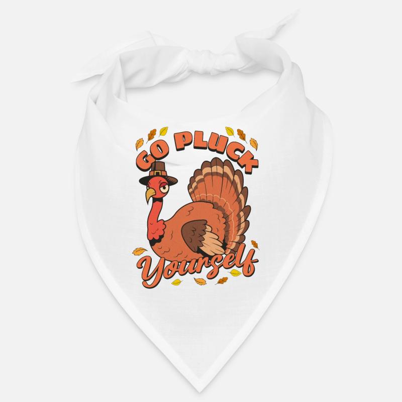 Drôle de dinde Allez vous plumer Hunter Thanksgiving Bandana