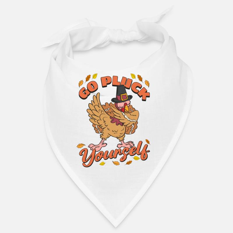 Drôle de dinde Allez vous plumer Hunter Thanksgiving Bandana