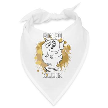 ABNEHMEN BIN ZU KLEIN - Bandana - Weiß - Vorne