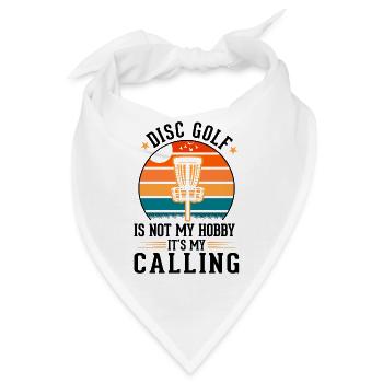 Discgolf Wurfscheibe Disc Golf - Bandana - Weiß - Vorne