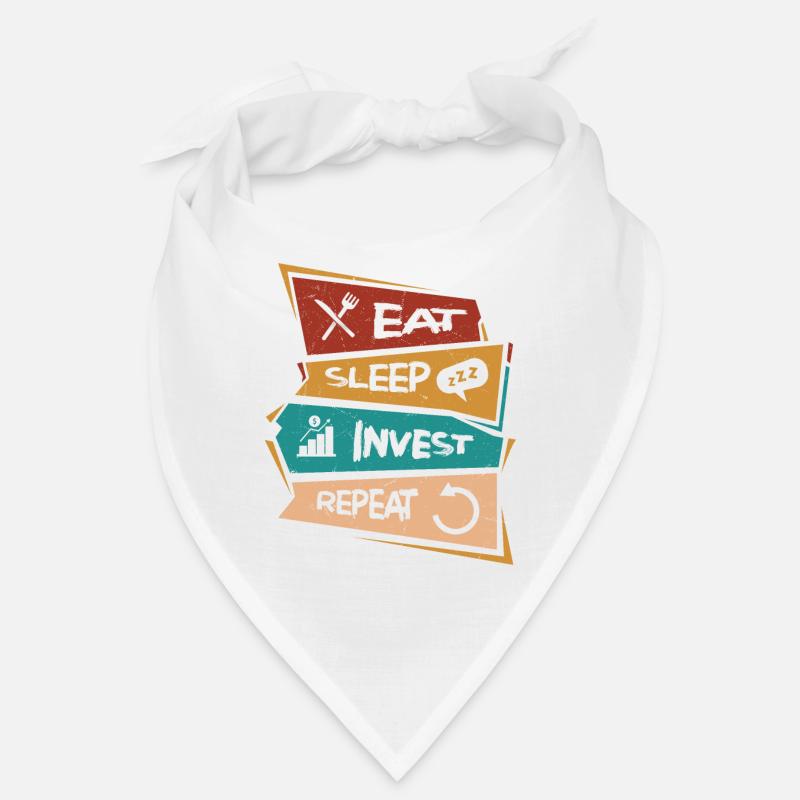 Manger Dormir Investir Répéter Bourse Trading Trader Bandana