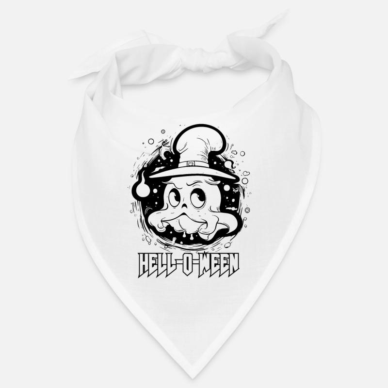 Hello Halloween Ghost Bandana