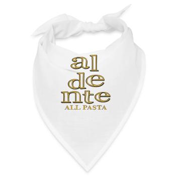 aldente ALL PASTA - Bandana - Weiß - Vorne