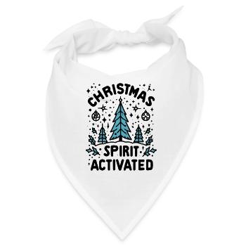 Weihnachtsstimmung aktiviert - Bandana - Weiß - Vorne