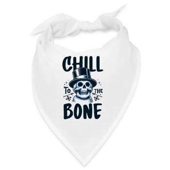 Chill to the Bone - Bandana - Weiß - Vorne