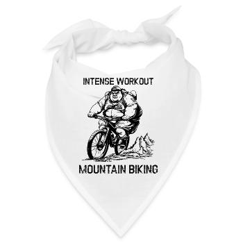 Intensives Mountainbike Training - Bandana - Weiß - Vorne
