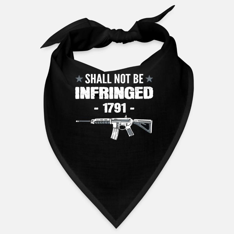 Pro 2nd Amendment Shall Not Be Infringed 1791 2nd Bandana