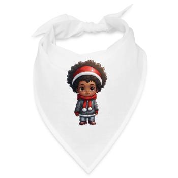 Geschenkidee Weihnachten Kind 0-8 - Bandana - Weiß - Vorne