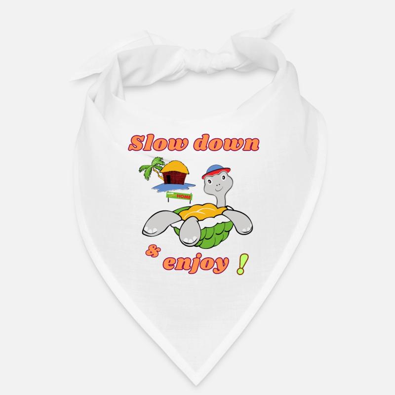 Slow down turtle at home Bandana