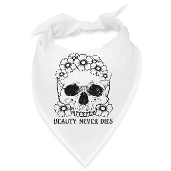 Beauty never Dies - Bandana - Weiß - Vorne
