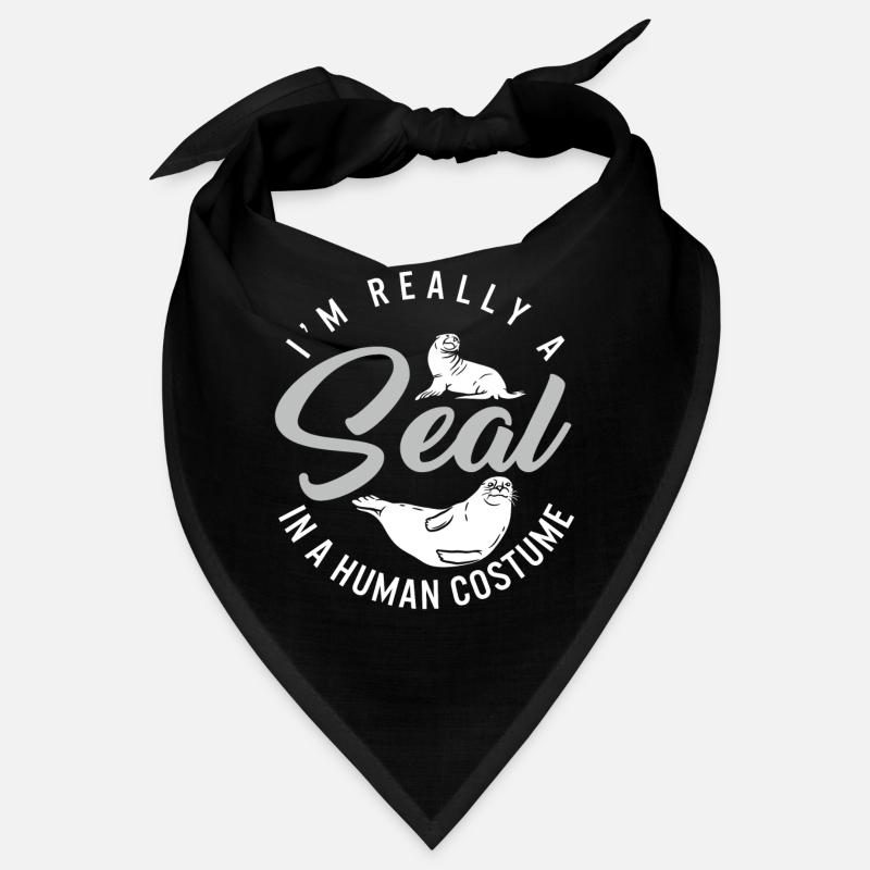 Seelöwen-Hemd, ich bin wirklich ein Seehund in einem Menschen Bandana