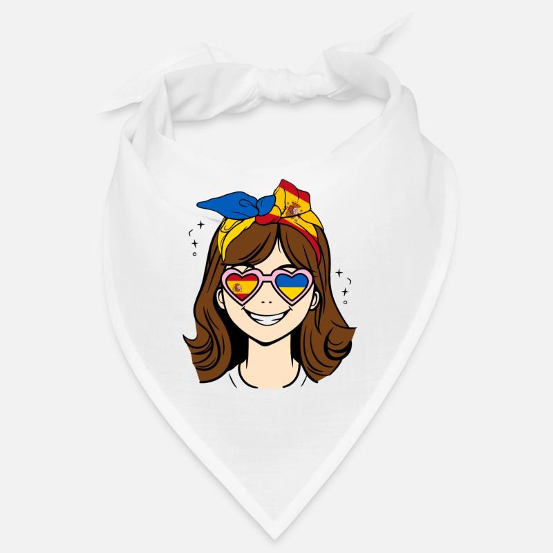 Halb Ukrainisch Halb Spanisch kleines Mädchen, Spanien Bandana