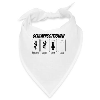 Bäcker Geschenk Schichtarbeiter Bäcker - Bandana - Weiß - Vorne