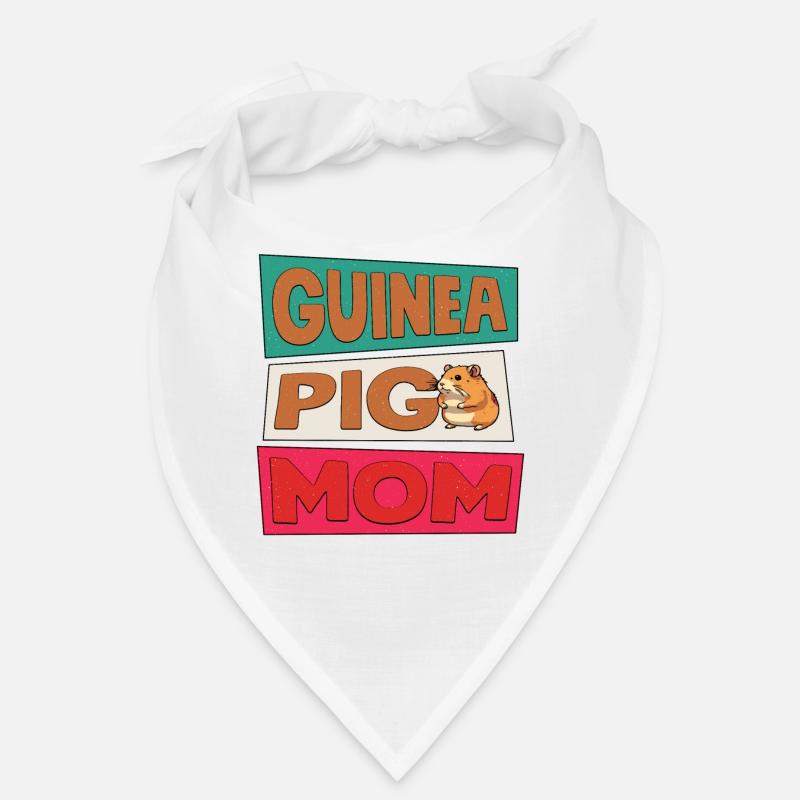 Cochon d’Inde Maman Cavy Amant Cochons d’Inde Rongeur Bandana