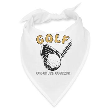 GOLF SWING FOR SUCCESS - Bandana - Weiß - Vorne