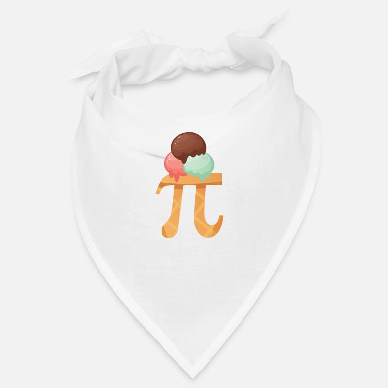 Funny Pi Day A La Mode Pie Eiscreme Math Day Food Bandana