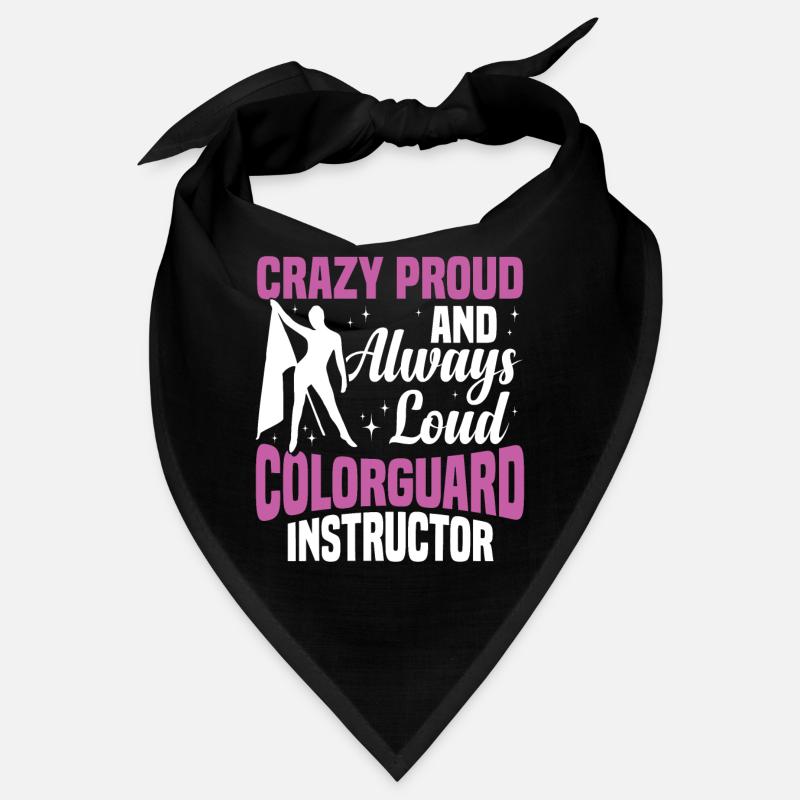 Garde d’hiver instructeur Colorguard capitaine cadeau Bandana