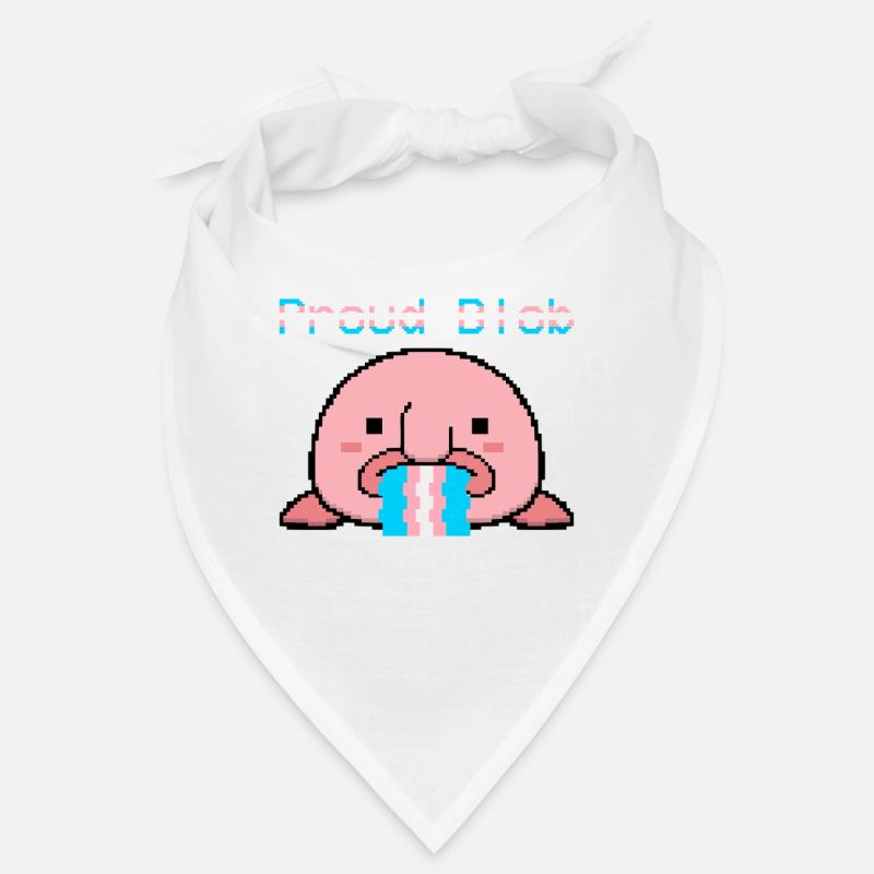 Blobfisch Transgender-Flagge Trans Pride Bandana