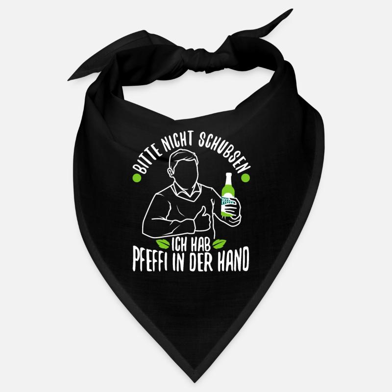 Bitte nicht schubsen ich hab Pfeffi in der Hand Bandana
