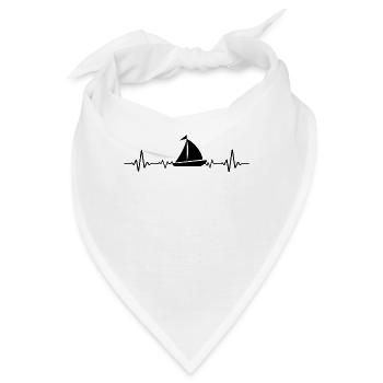 Segelboot Heartbeat Segelboot - Bandana - Weiß - Vorne