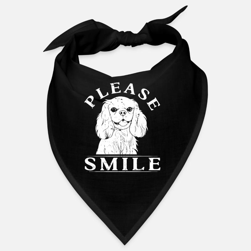 King Charles Cavalier Just Smile Bandana