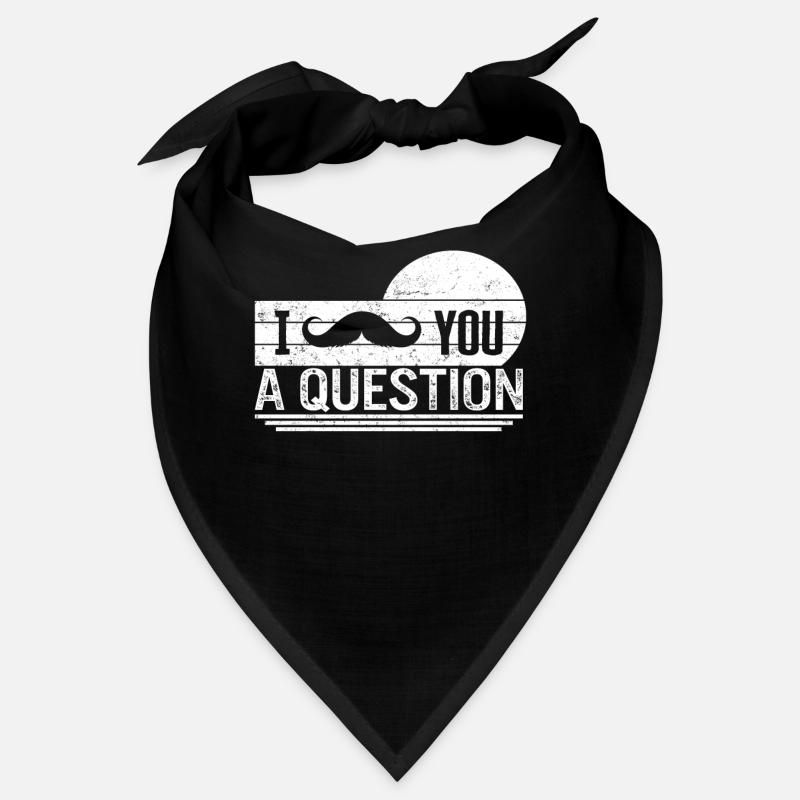 Schnurrbart Hemd, ich Schnurrbart dir eine Frage Vintage Bandana