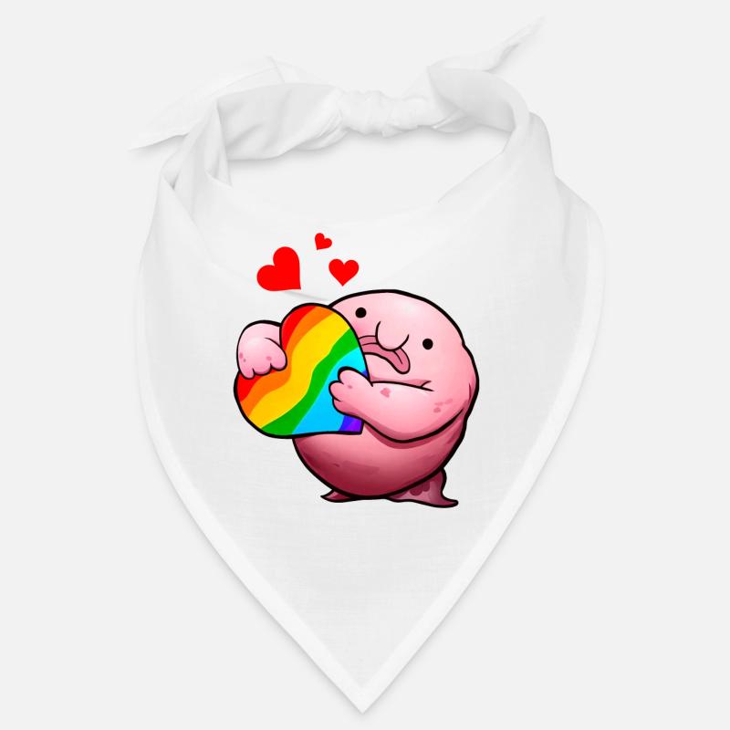 Blobfisch LGBTQ-Stolz Regenbogen Bandana