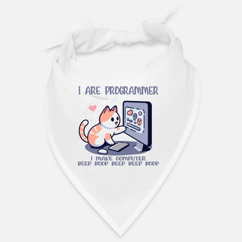 Je suis programmeur, drôle de chat Bandana