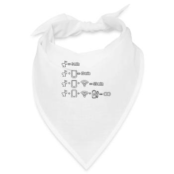 IT-Experte Programmierer Informatiker - Bandana - Weiß - Vorne