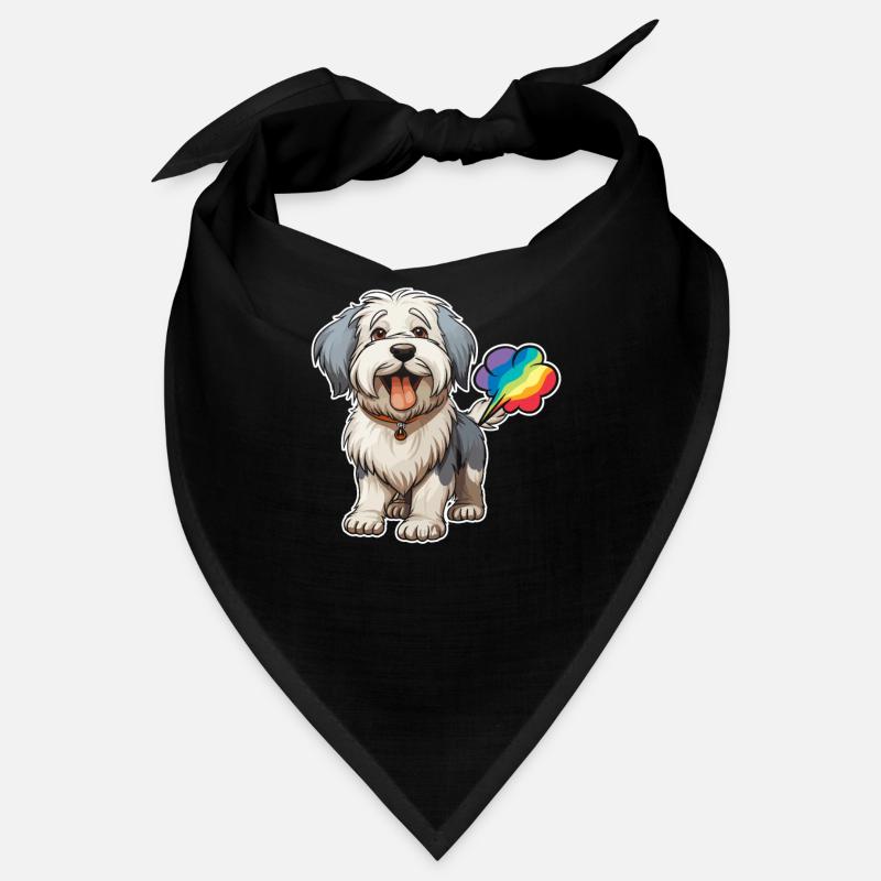 Old English Shepherd Bobtail Cute Bandana